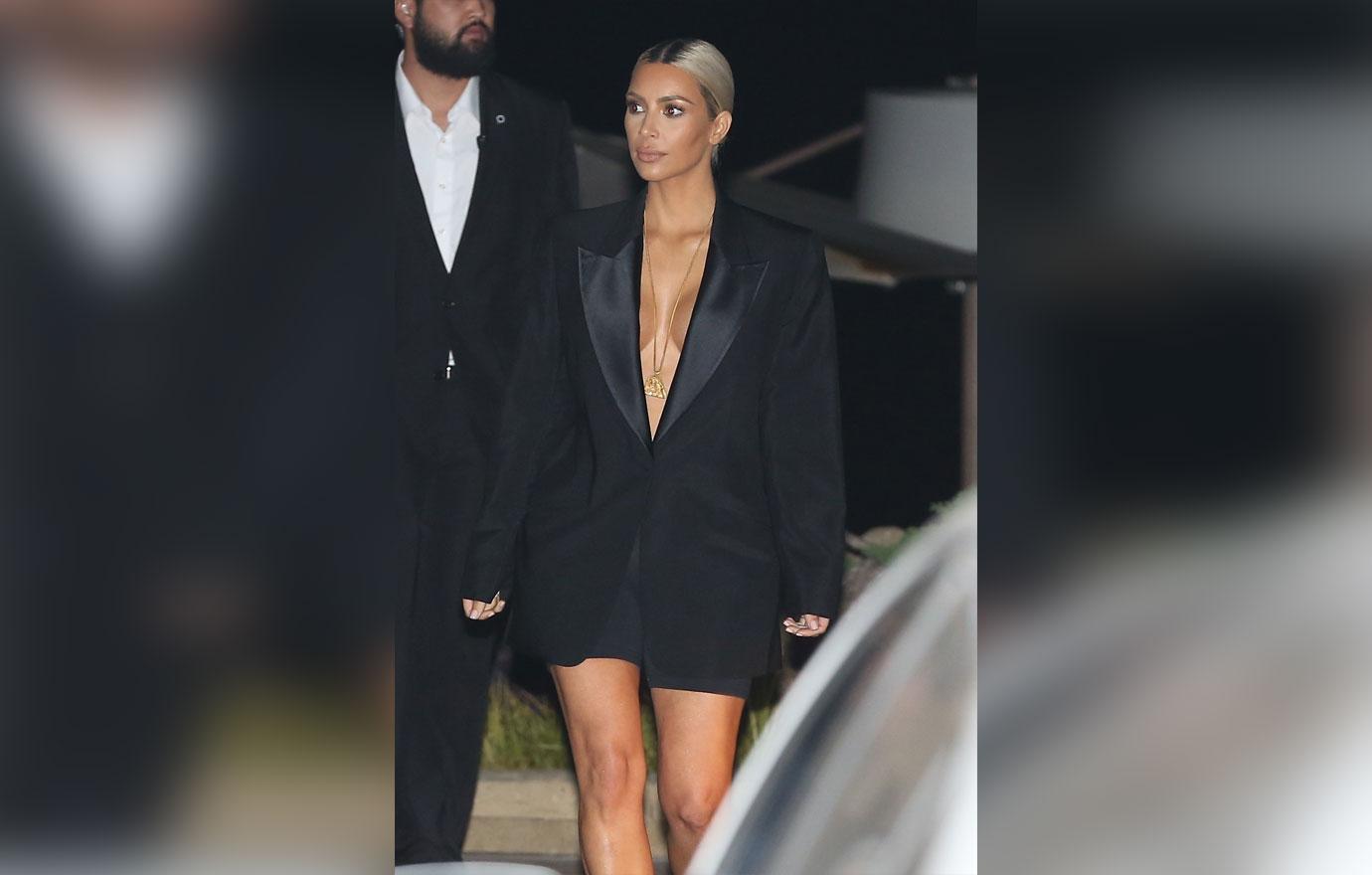 Kim Kardashian seen leaving Nobu in Malibu