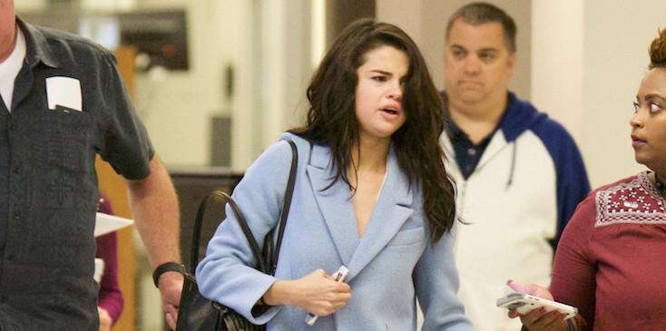 *EXCLUSIVE* Selena Gomez looks tired as she lands in Atlanta