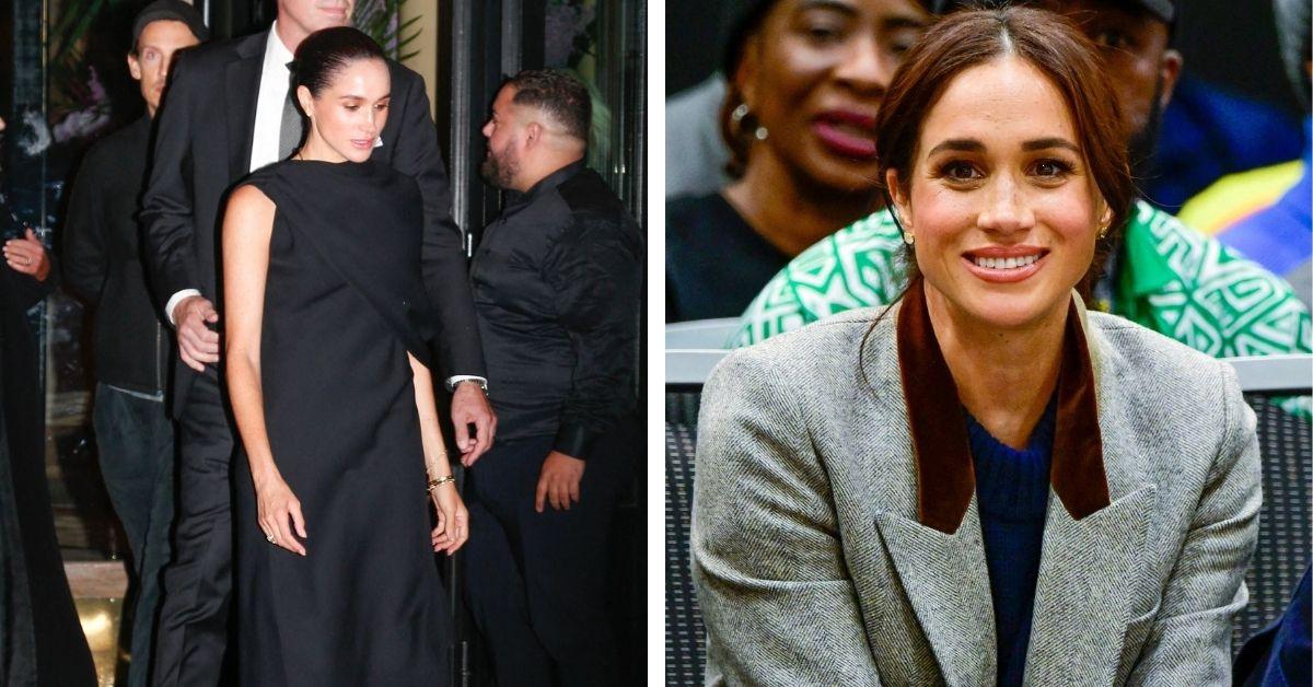 image of Meghan Markle previously said she wore neutrals to avoid clashing with senior royals.