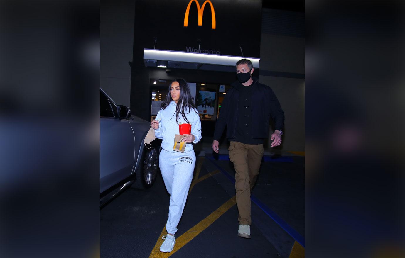 kim kardashian makes late night mcdonalds run