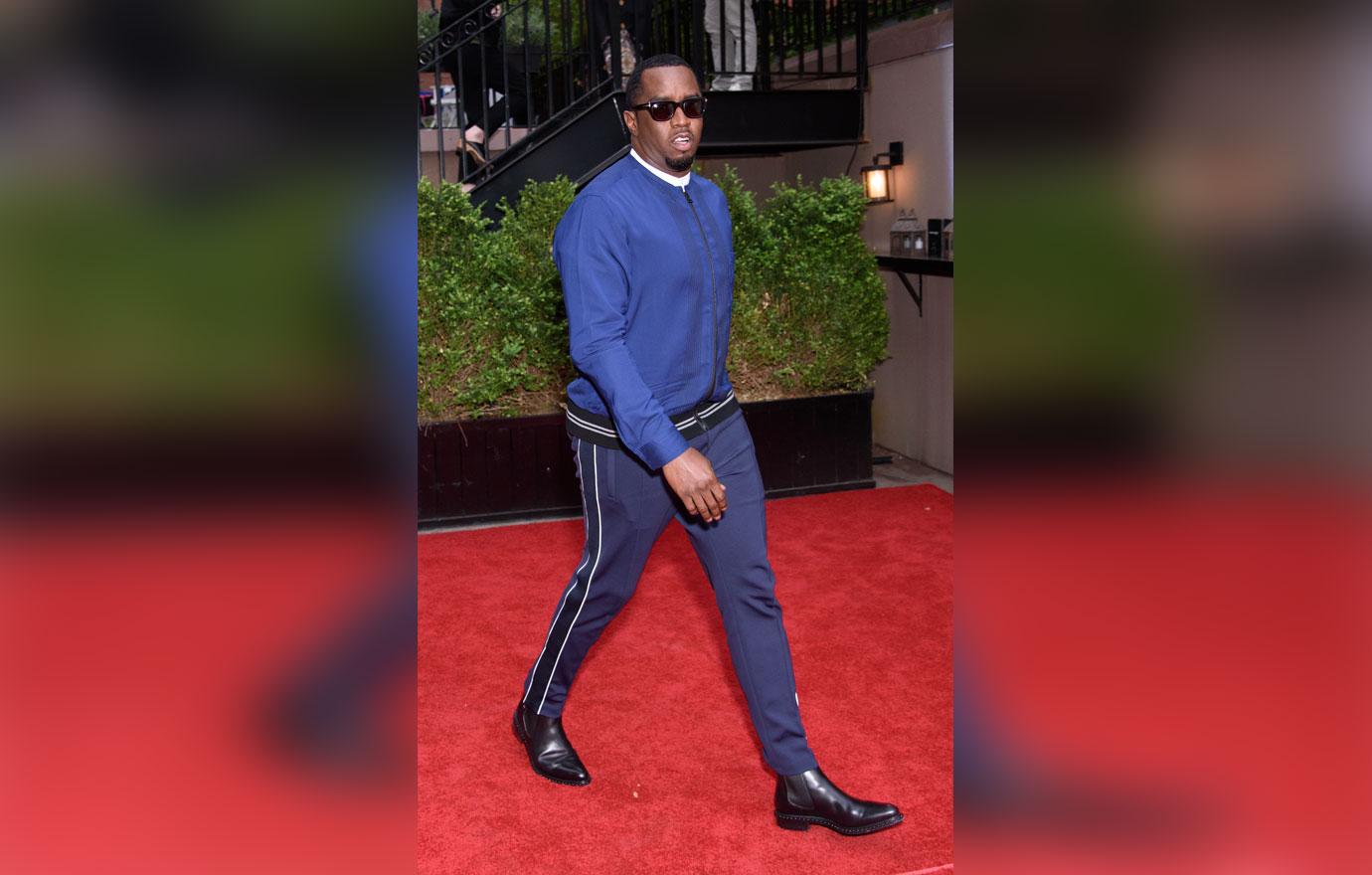 Diddy Walking On Red Carpet