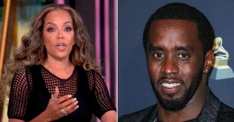 Composite photo of Sunny Hostin and Sean 'Diddy' Combs