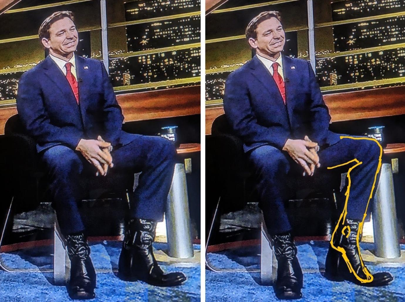 donald trump believes ron desantis wears hidden heels shoes