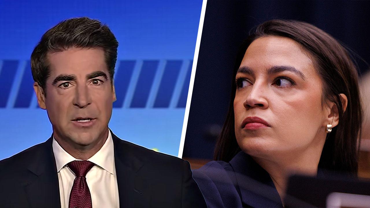 Jesse Watters and Alexandria Ocasio-Cortez