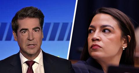 Jesse Watters and Alexandria Ocasio-Cortez