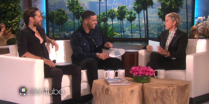 Drake jared leto hook up fans ellen show