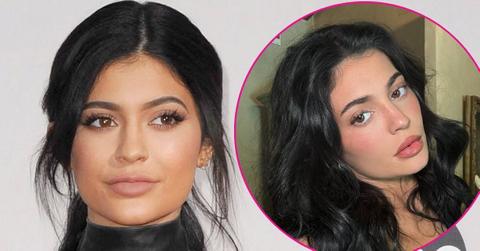 kylie jenner animal print selfie cleavage