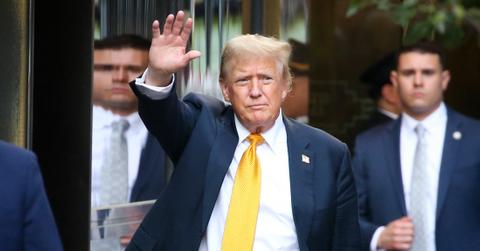 Composite photo of Donald Trump.