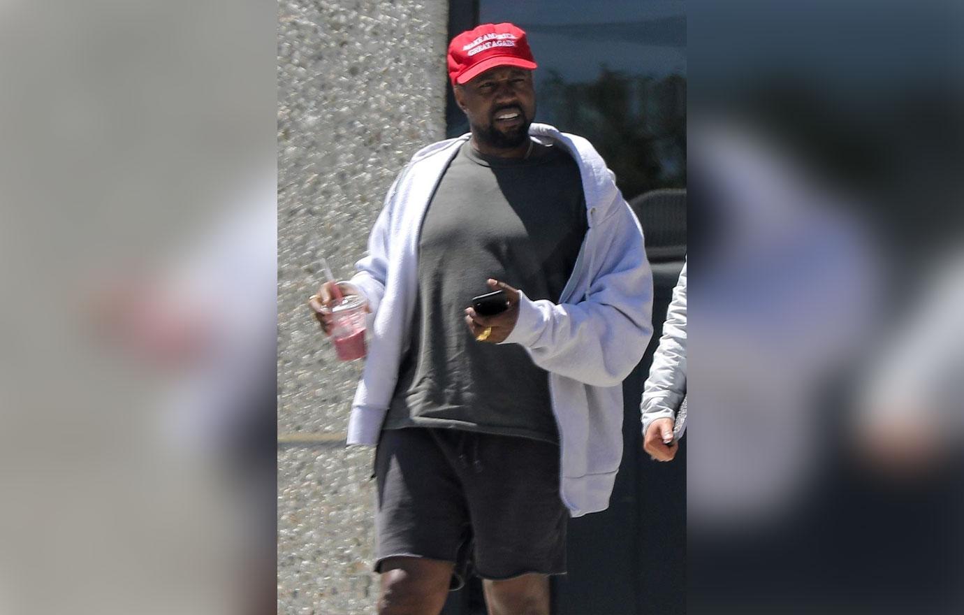 *EXCLUSIVE* Kanye West is dragon blood brothers with President Trump