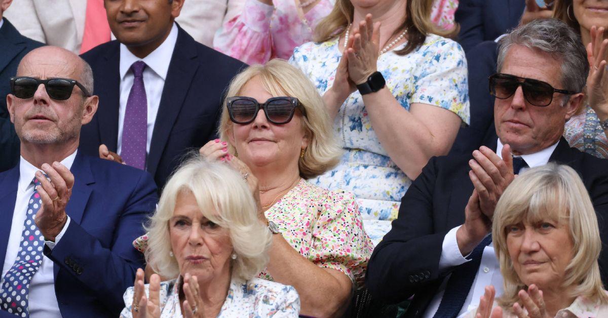 hugh grant called out appearing fall asleep wimbledon watch
