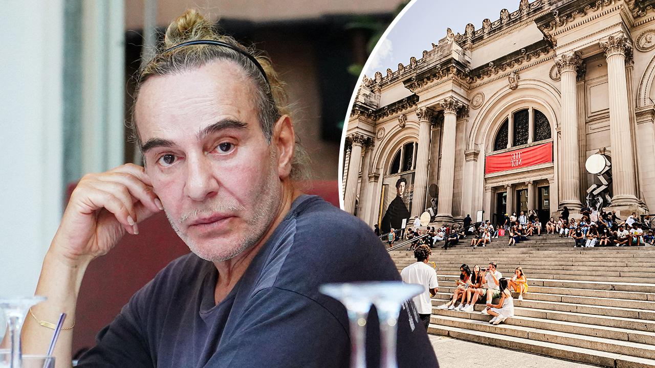 split image of John Galliano and the Met