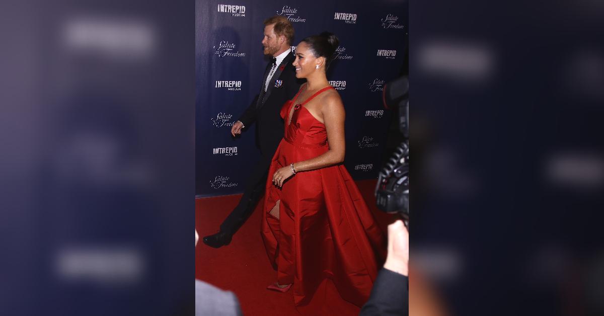 prince harry meghan markle walk red carpet salute to freedom gala in nyc photos