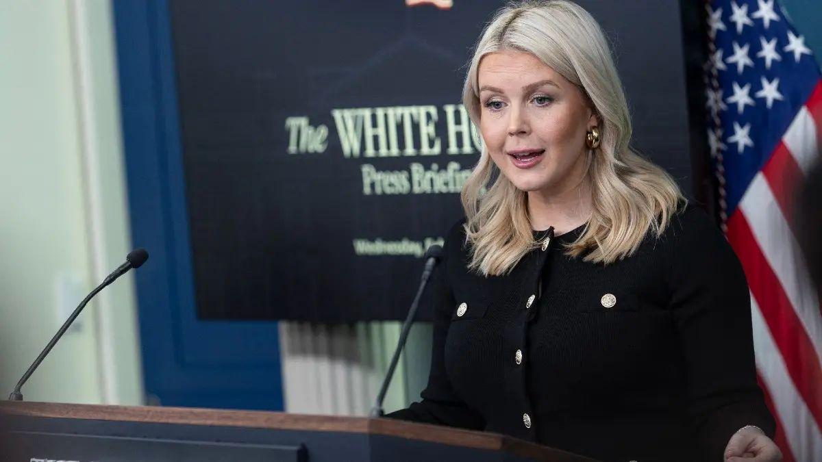 Image of Donald Trump recently suggested Karoline Leavitt is doing a 'poor job' as his press secretary.