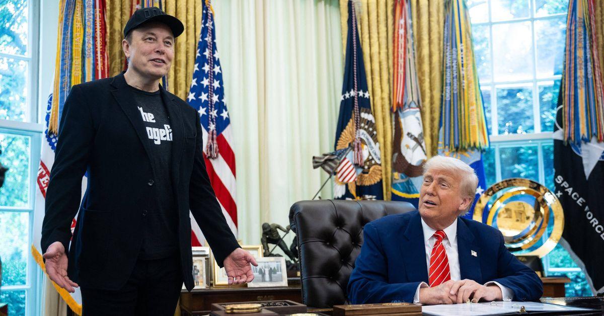 Photo of Elon Musk and Donald Trump
