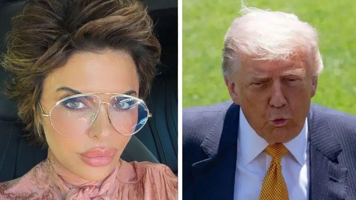 Photo of 'The Real Housewives of Beverly Hills' star Lisa Rinna blasted Donald Trump on social media.