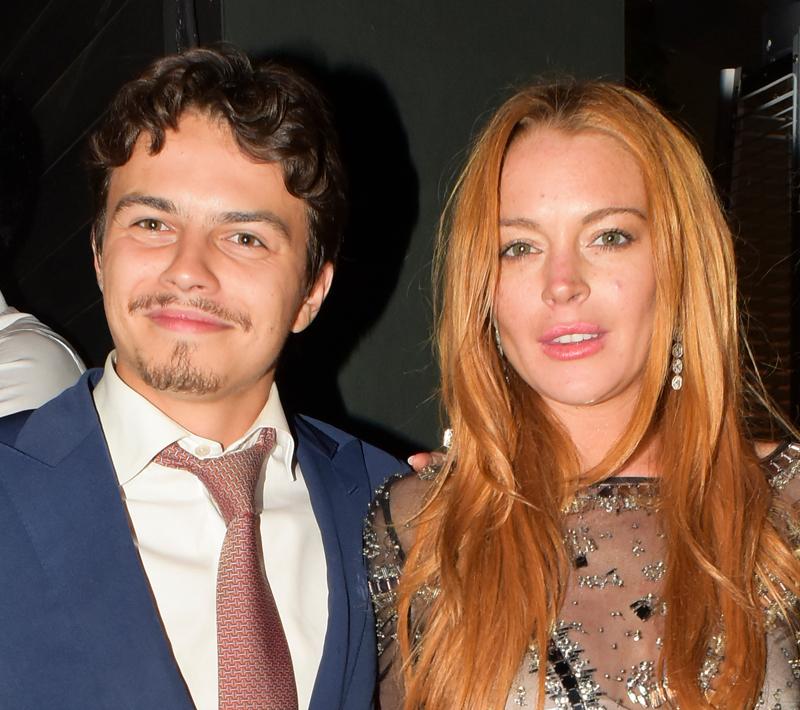 37Lindsay Lohan and FiancÈ Egor Tarabasov seen at &#8216;Ours&#8217; London, UK.