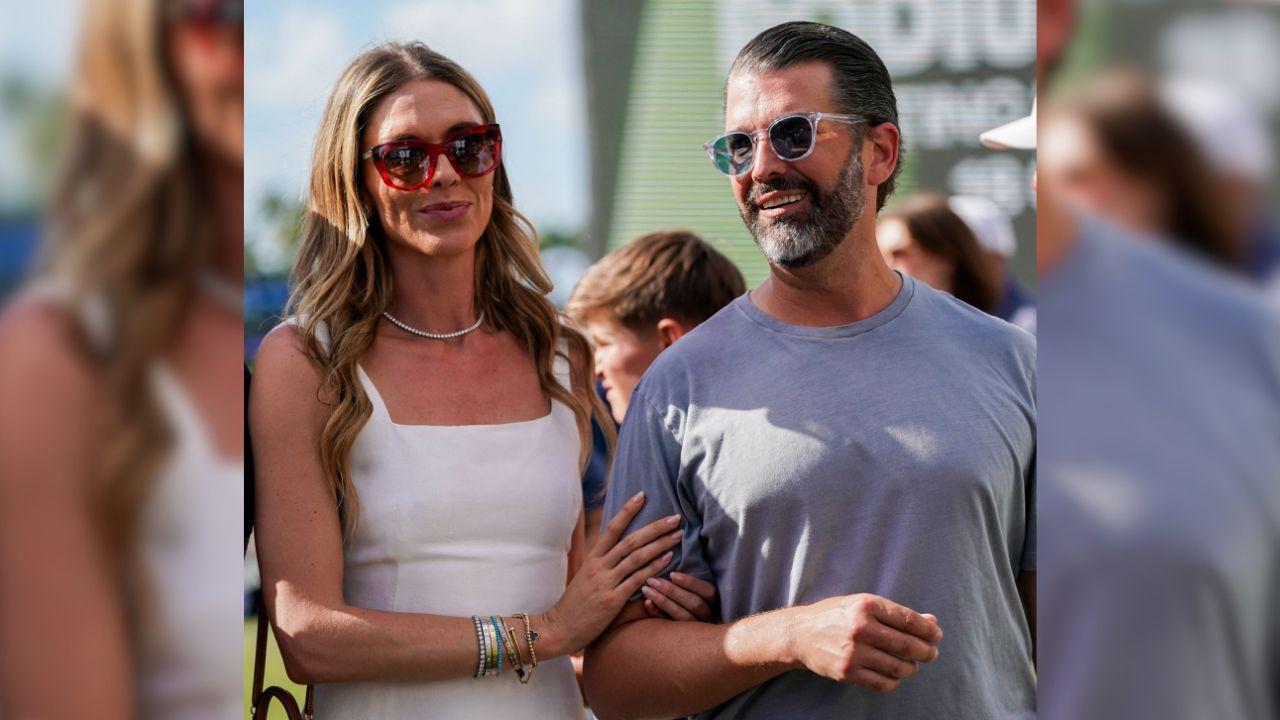 Image of Bettina Anderson and Donald Trump Jr.