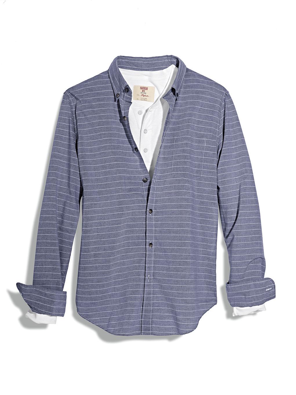 Mens Striped Oxford MA