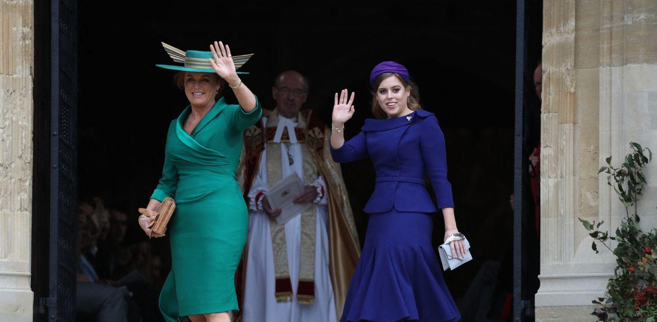 Princess Eugenie & Princess Beatrice 'Rallying Around' Sarah Ferguson(00)