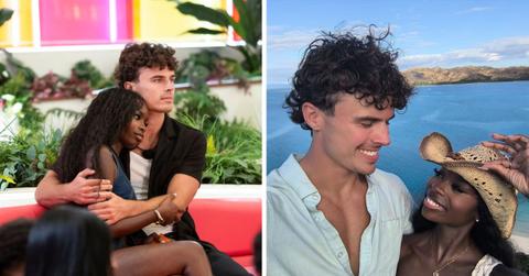 love island olandria carthen nic vansteenberghe cutest moments together photos
