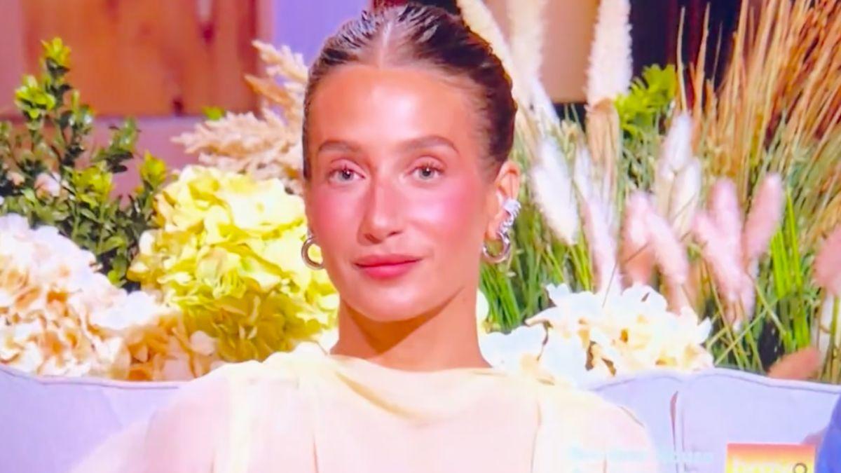 Image of Amanda Batula teared up during the 'Summer House' reunion.