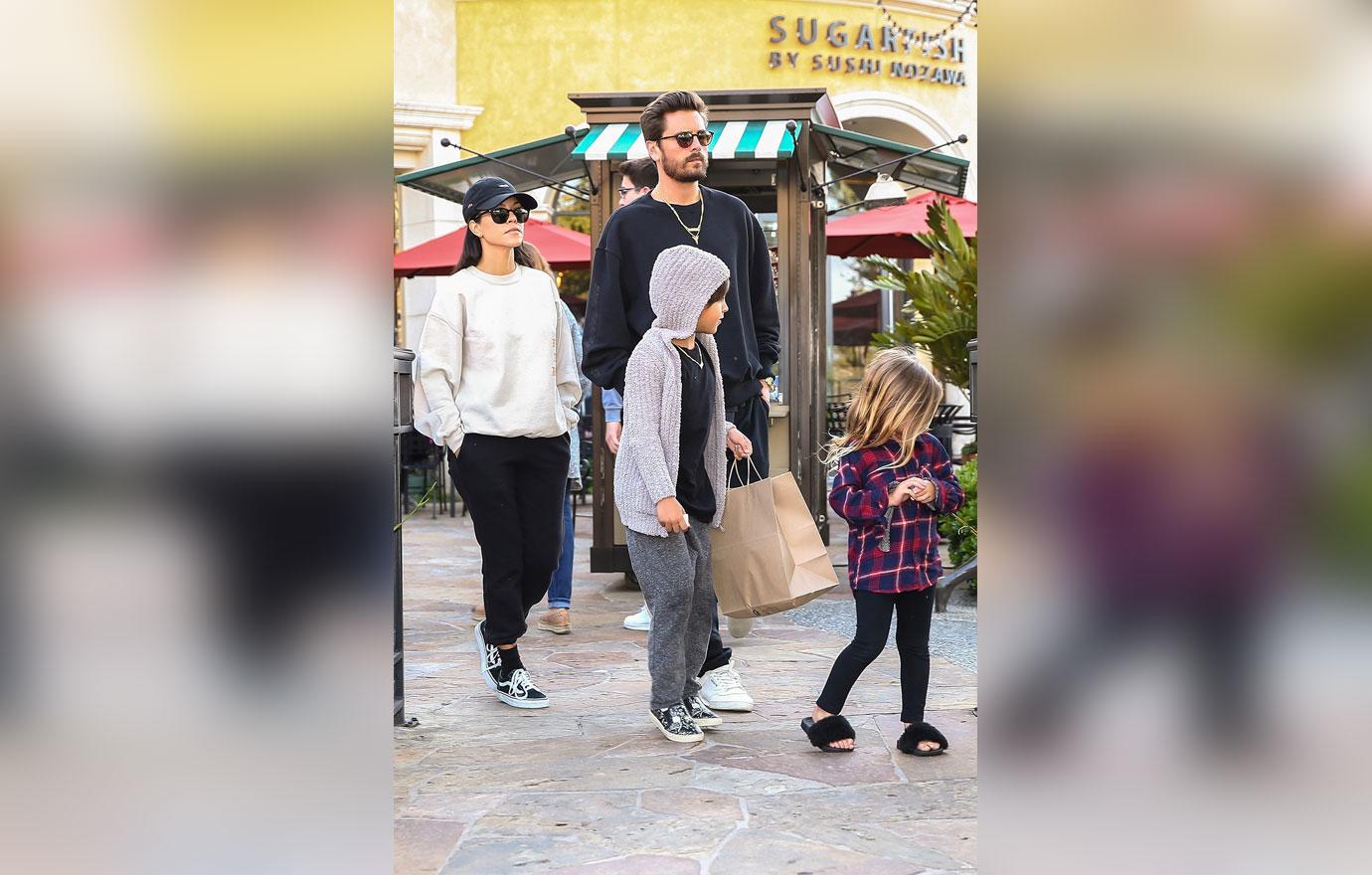 *EXCLUSIVE* Kourtney Kardashian and Scott Disick bring &#8216;co parenting&#8217; bliss to their kids!