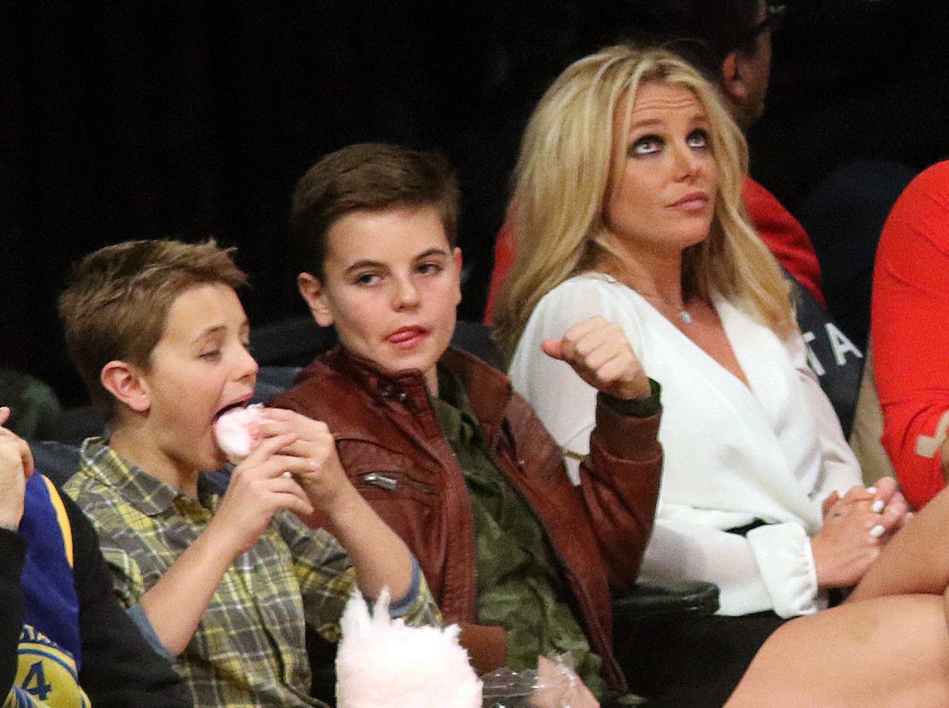 britney spears sons miss grandfather jamie forgive restraining order