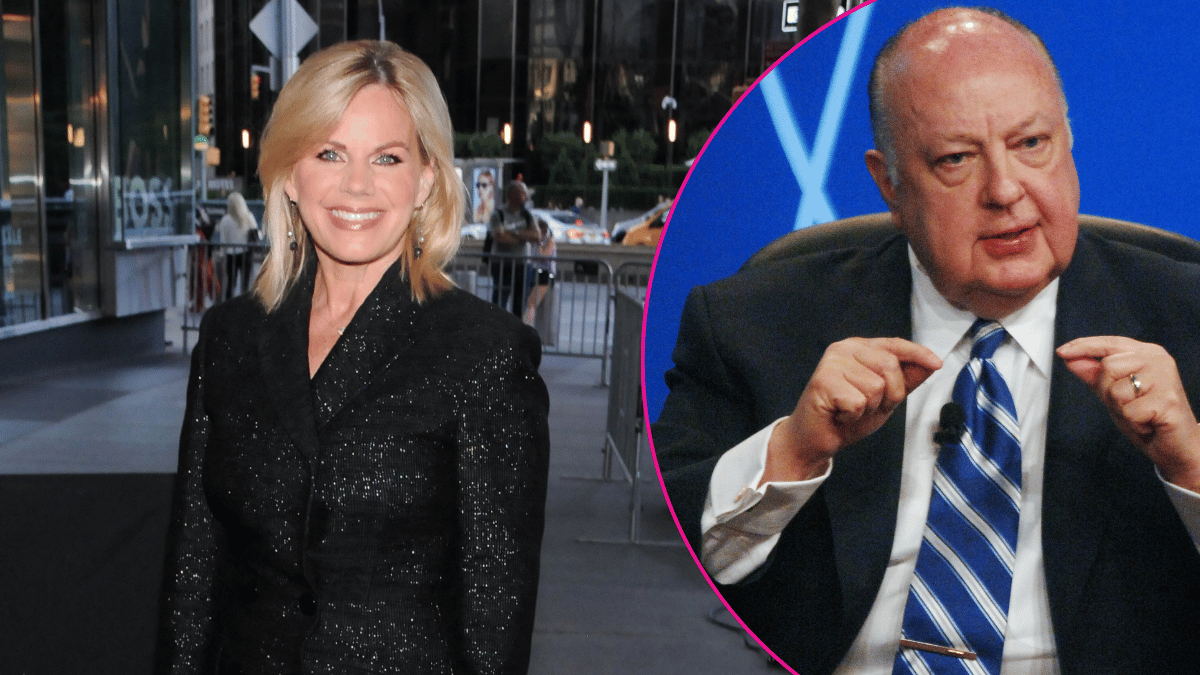 Composite photo of Gretchen Carlson and Roger Ailes