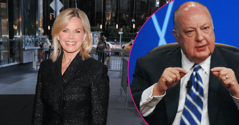 Composite photo of Gretchen Carlson and Roger Ailes