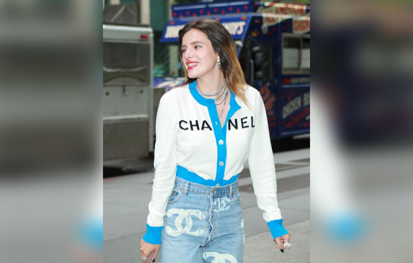 Bella Thorne Wearing Chanel Sweater