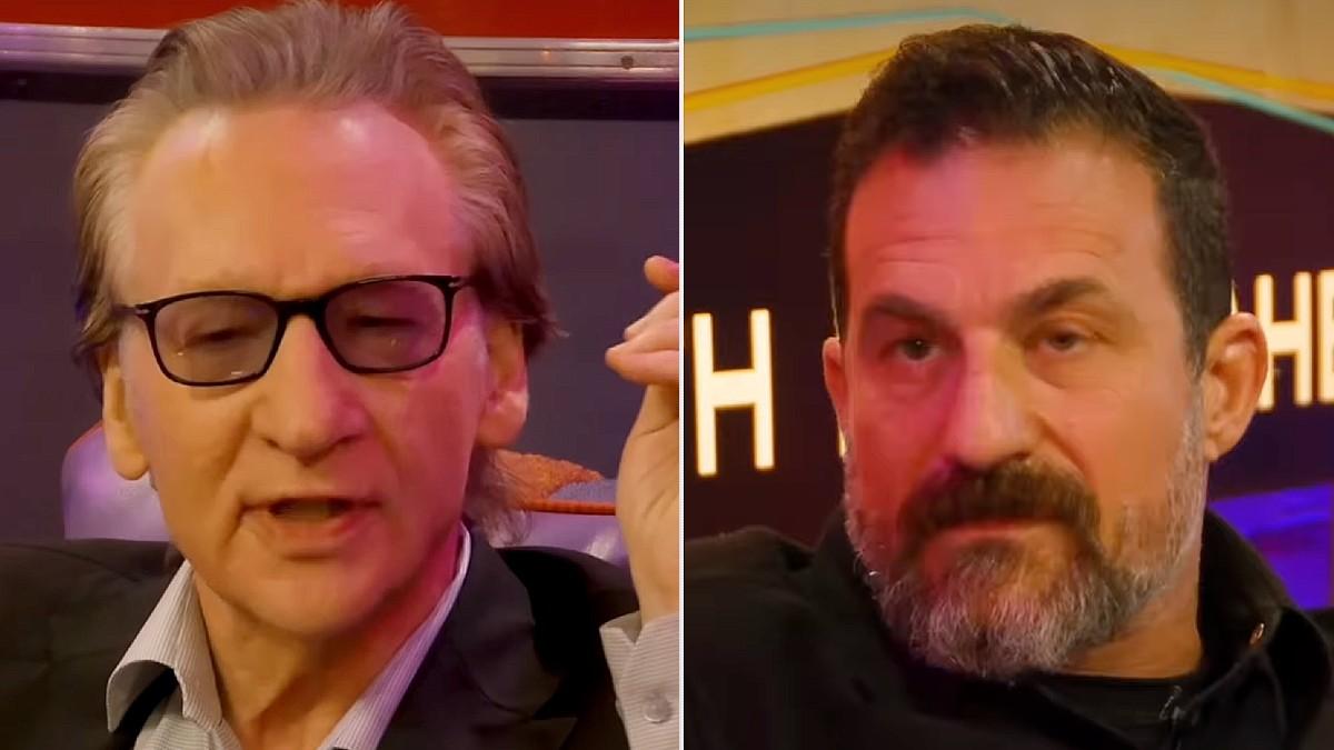 split of Bill Maher, Andrew Huberman. 