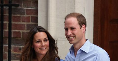 Prince william kate middleton george