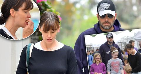 Jennifer garner ben affleck farmers market