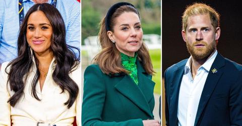 Photo of Meghan Markle, Kate Middleton and Prince Harry