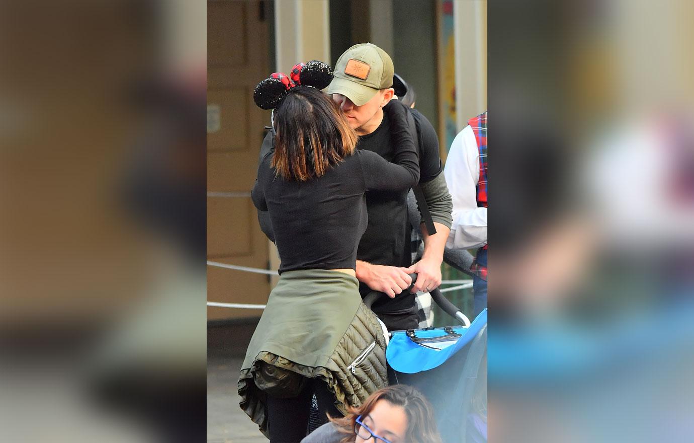 EXCLUSIVE: Channing Tatum and his wife Jenna Dewan take their daughter Everly out on a fun day at Disneyland