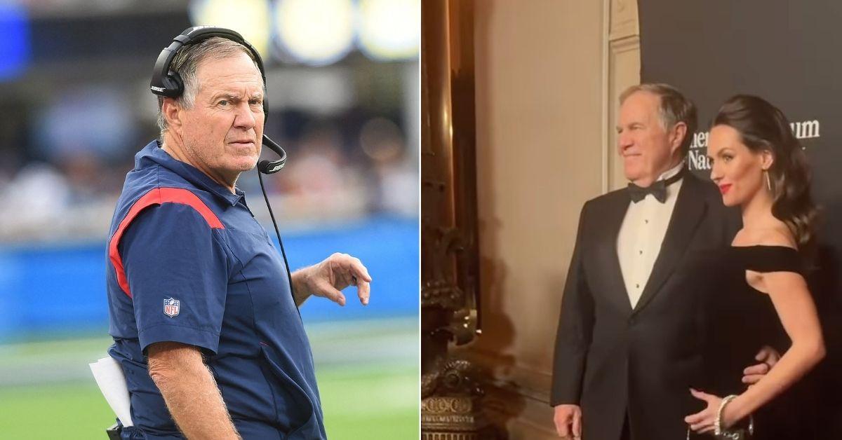 bill belichick jordon hudson red carpet