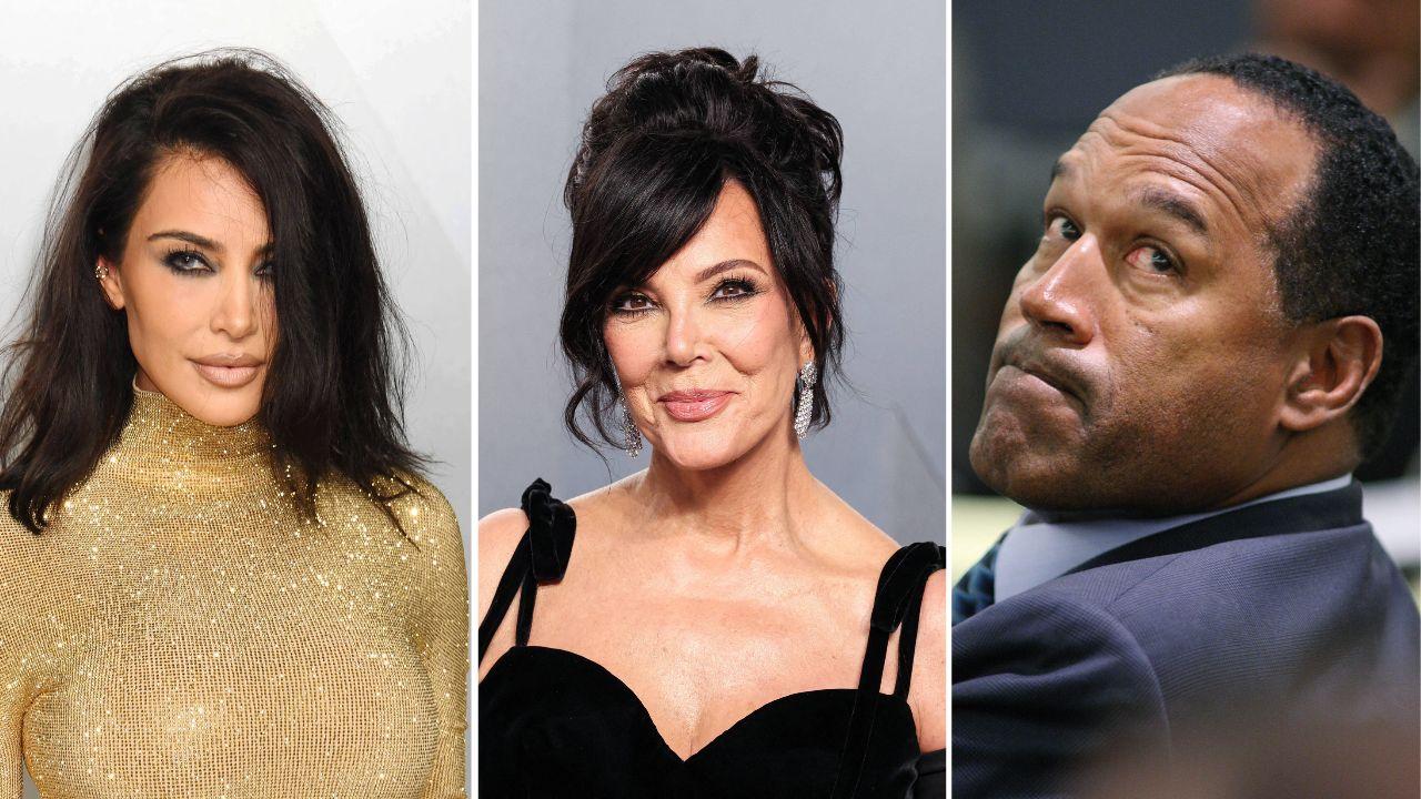 Photo of Kim Kardashian, Kris Jenner and O.J. Simpson