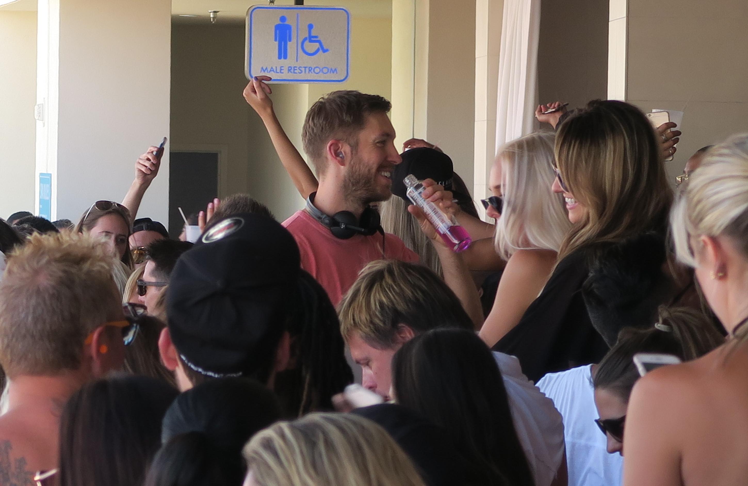 EXCLUSIVE: Calvin Harris Djs at Wet Republic Ultra Pool in Las Vegas