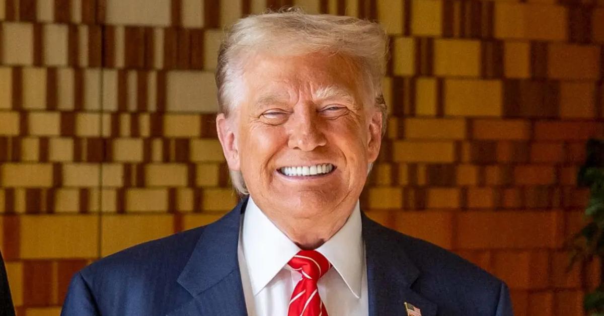 image of Donald Trump was thrilled to hear of Stephen Colbert's CBS firing.