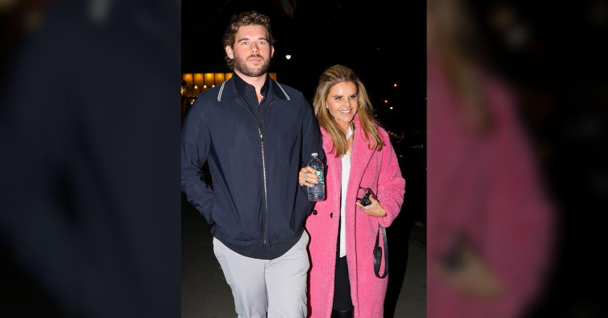 image of Maria Shriver appeared supportive of her son Christopher Schwarzenegger’s new relationship.