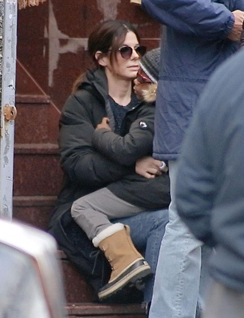 sandra bullock son louis sweet moment 03