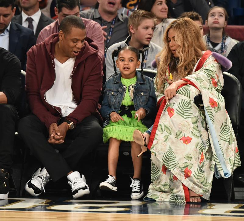 Beyonce jayz blue courtside 5