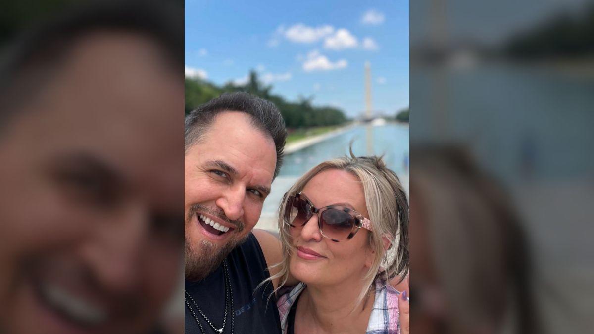 image of Stormy Daniels revived her longtime 'Tiny' nickname for Donald Trump in a social media post about the Reflecting Pool.