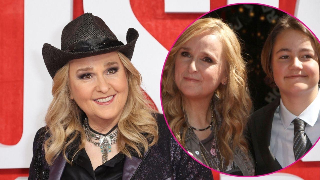 Composite photo of Melissa Etheridge and Beckett.