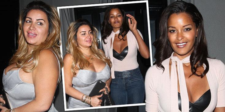 Date Night! Claudia Jordan Looks Sexy In A Cleavage Baring Top—Find Out Who  She Hung Out With!