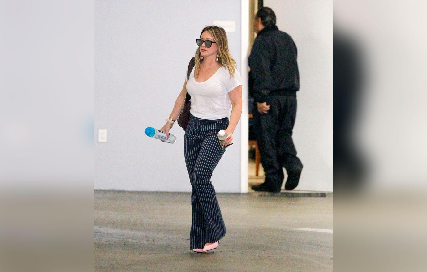 Hilary duff office visit 1