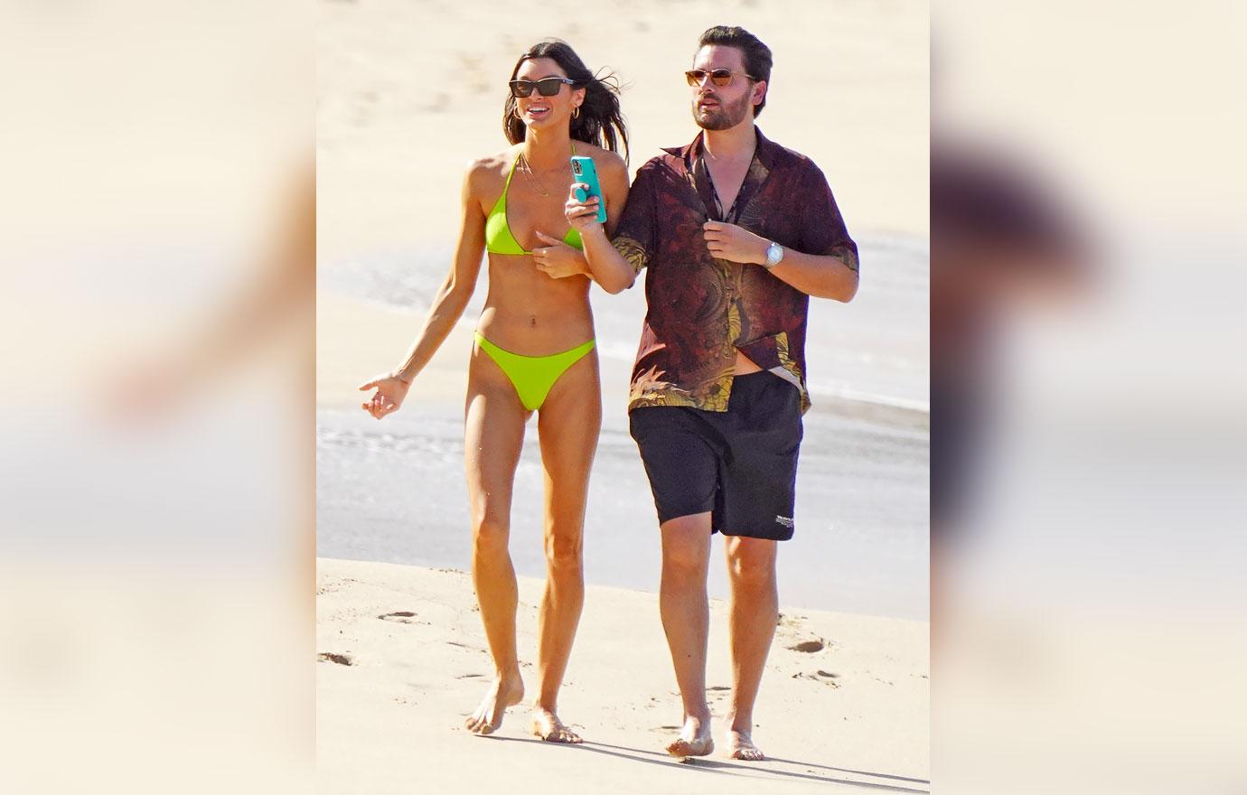 scott disick and anonymous brunette take stroll in st barts photos