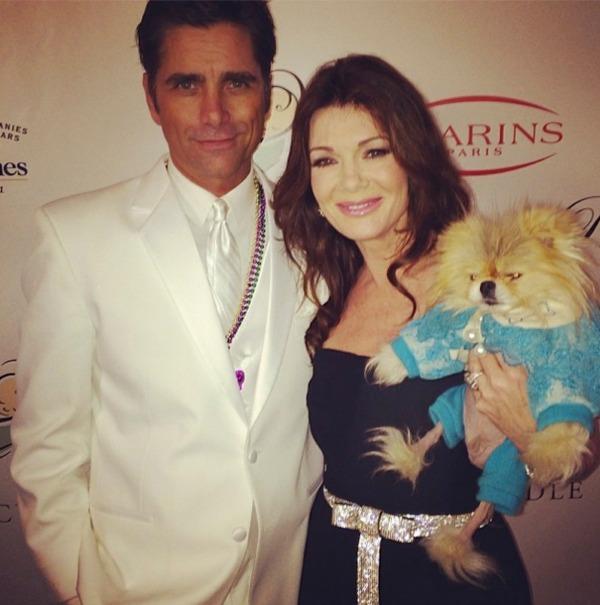 Lisa Vanderpump with Giggy and John Stamos