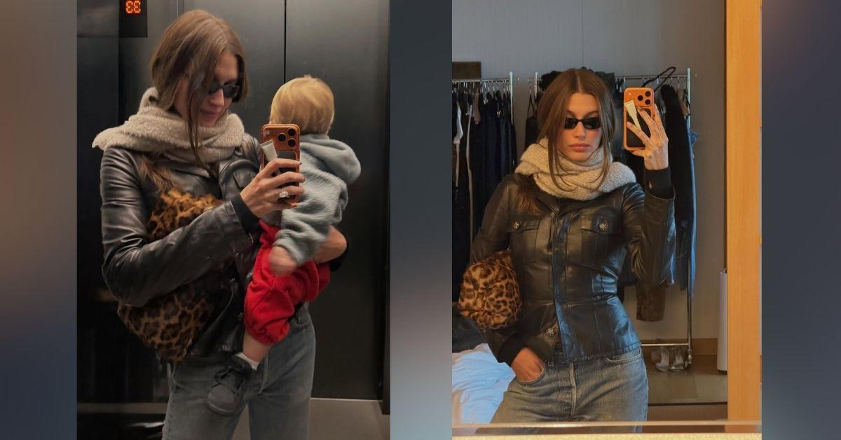 image of Justin Bieber appeared in a casual vacation photo with his wife. 