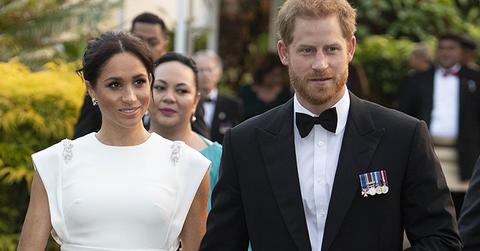 Meghan markle tonga white dress pics